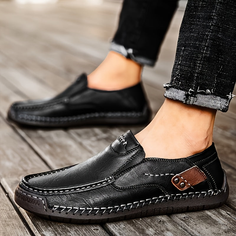 Aldric Voss® Brenno — men's leather moccasin in Mahogany, view 9