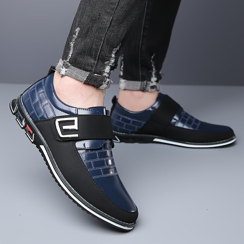 Aldric Voss® Brunfeld — men's leather dress shoe in Midnight Clasp, view 9