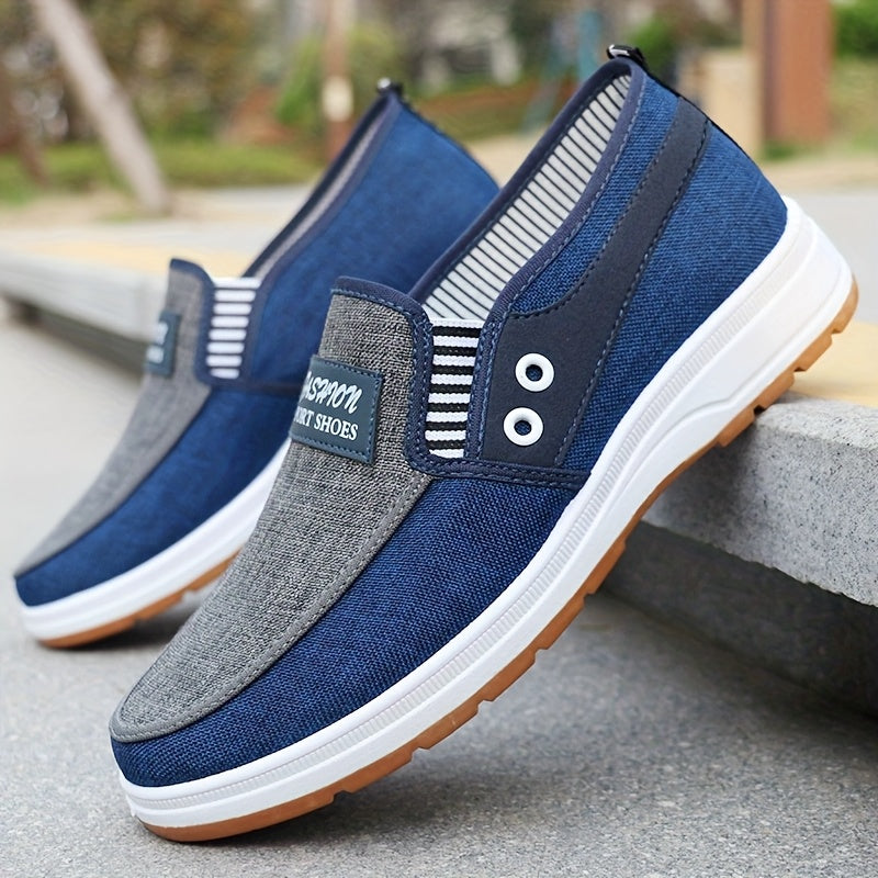 Aldric Voss® Stroven — men's leather sneaker in Midnight, view 3