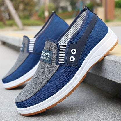 Aldric Voss® Stroven — men's leather sneaker in Midnight, view 3