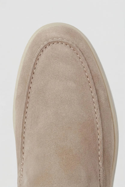 Yacht Mule in Sandstone, premium leather footwear, product view
