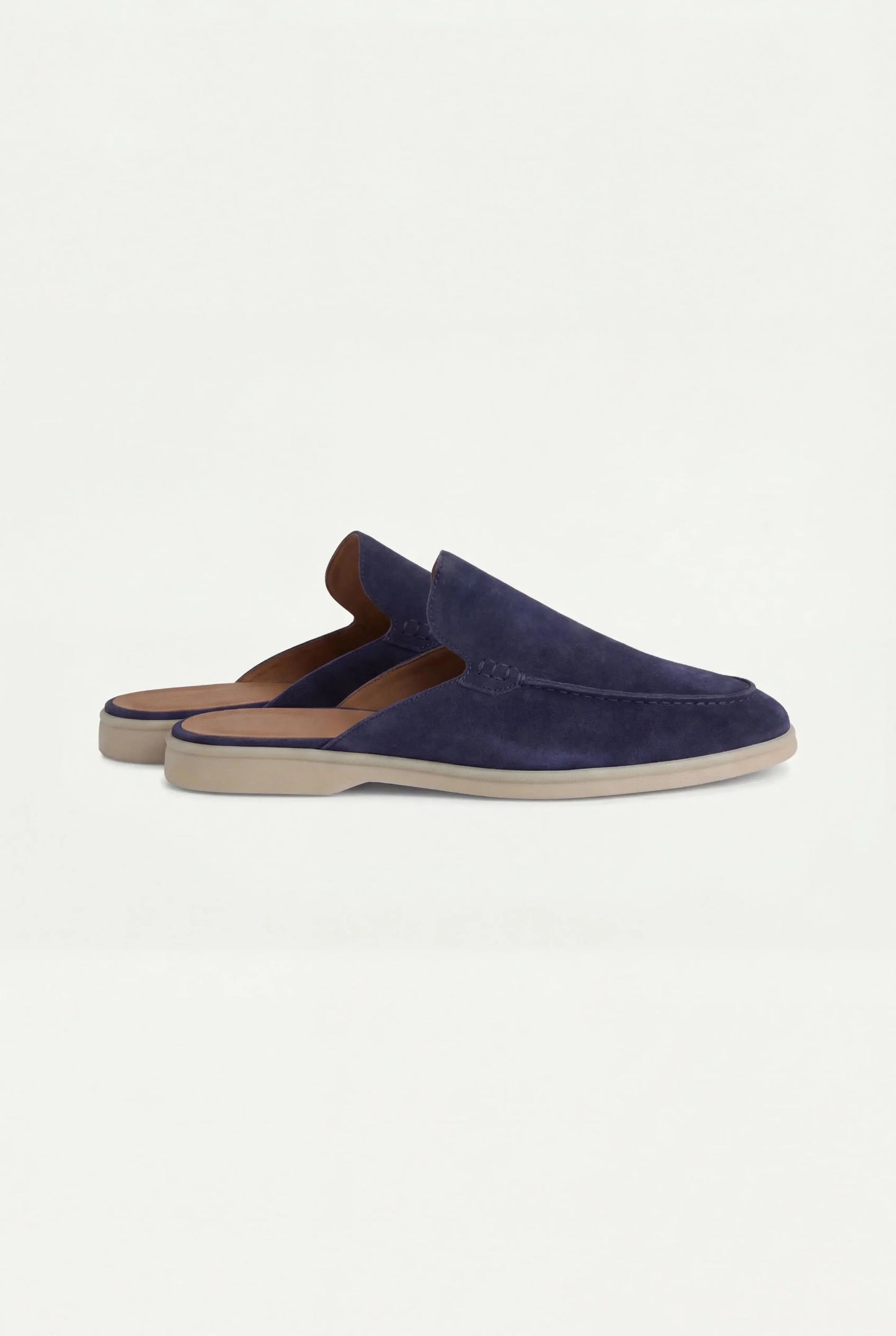 Yacht Mule in Dusk, premium leather footwear, product view