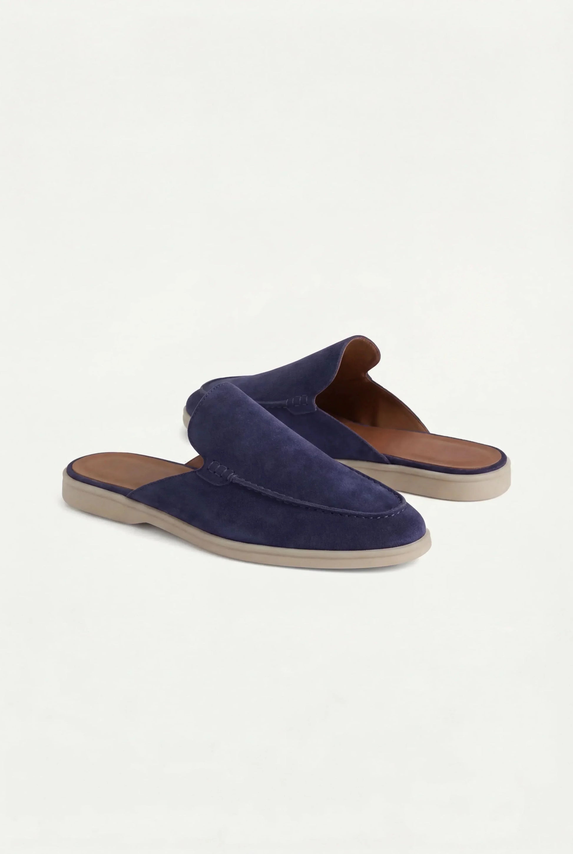 Yacht Mule in Dusk, premium leather footwear, product view