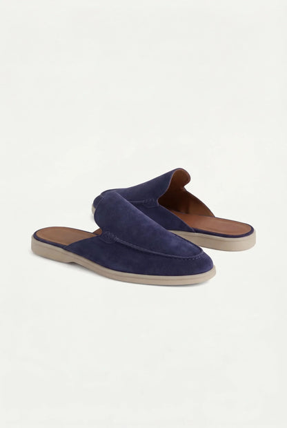 Yacht Mule in Dusk, premium leather footwear, product view