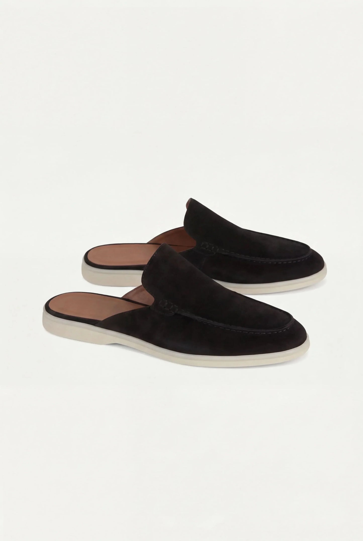 Yacht Mule in Midnight, premium leather footwear, product view