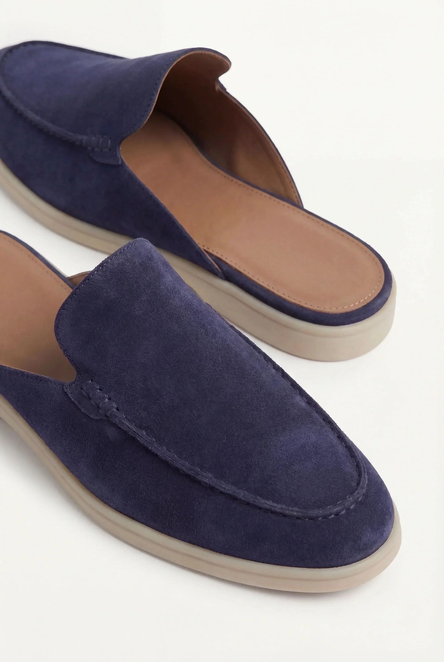 Yacht Mule in Dusk, premium leather footwear, product view