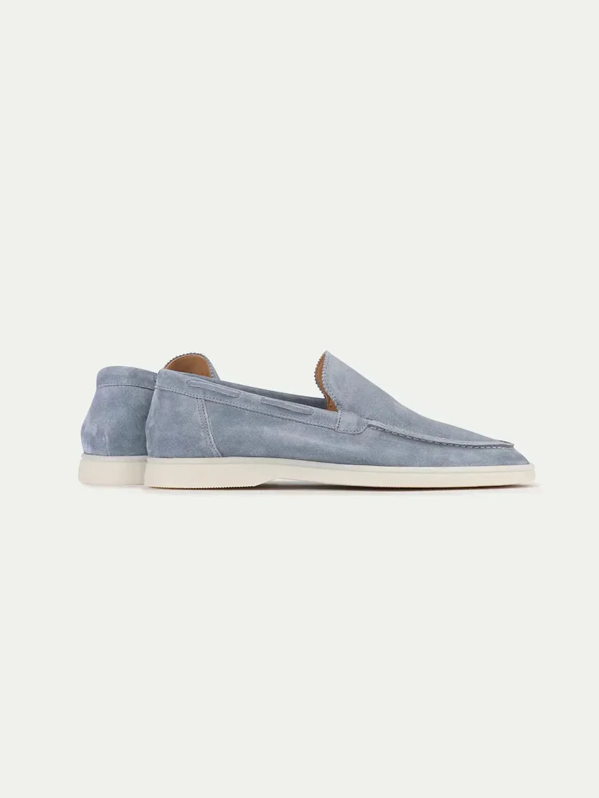 Classic Suède Loafer in Baby Blue, premium leather footwear, product view