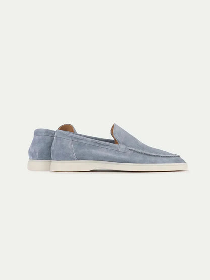 Classic Suède Loafer in Baby Blue, premium leather footwear, product view
