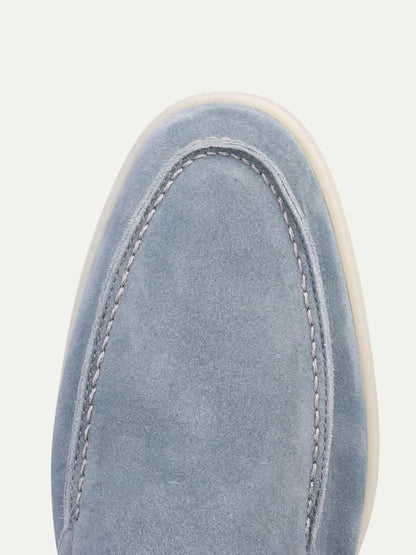 Classic Suède Loafer in Baby Blue, premium leather footwear, product view