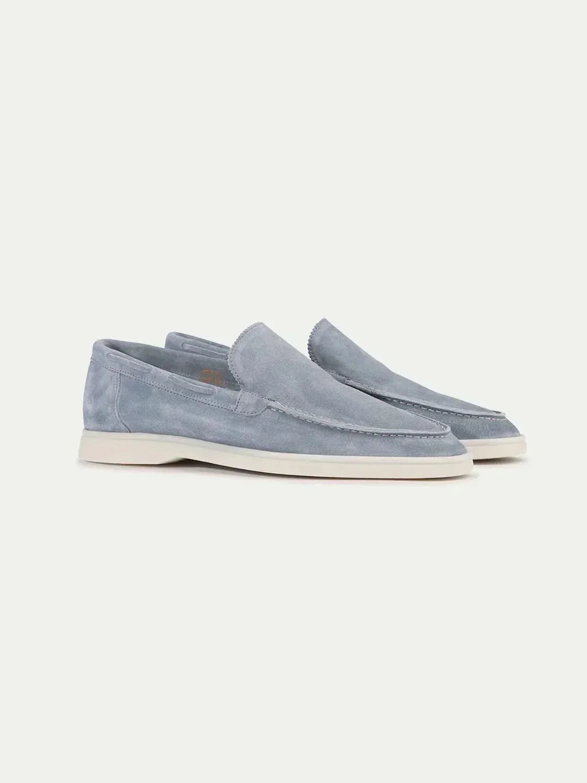 Classic Suède Loafer in Baby Blue, premium leather footwear, product view