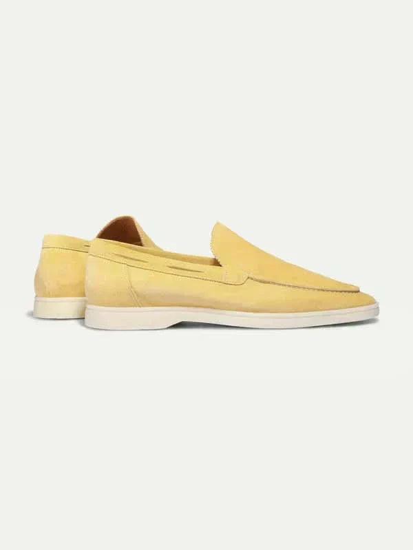 Classic Suède Loafer in Citrus, premium leather footwear, product view