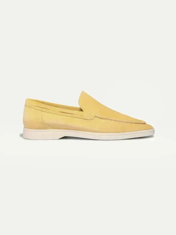 Classic Suède Loafer in Citrus, premium leather footwear, product view