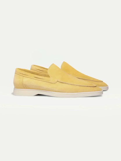 Classic Suède Loafer in Citrus, premium leather footwear, product view