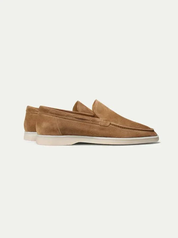 Classic Suède Loafer in Desert, premium leather footwear, product view