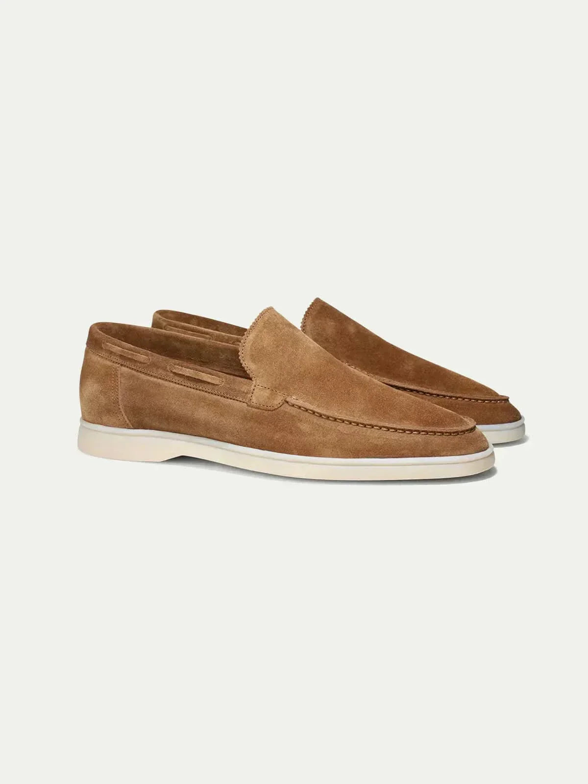 Classic Suède Loafer in Desert, premium leather footwear, product view