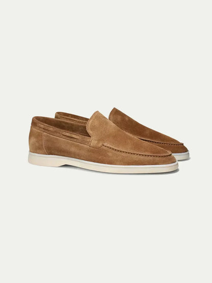Classic Suède Loafer in Desert, premium leather footwear, product view