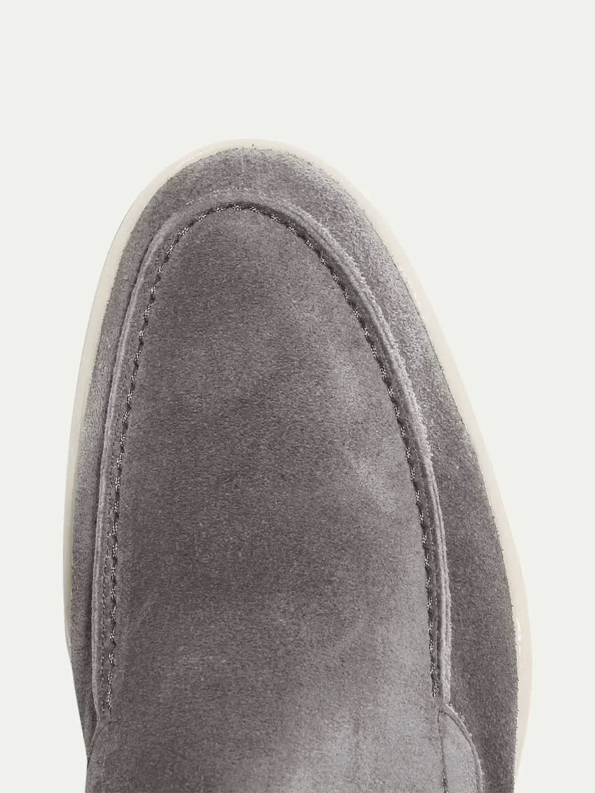 Classic Suède Loafer in Smoke, premium leather footwear, product view