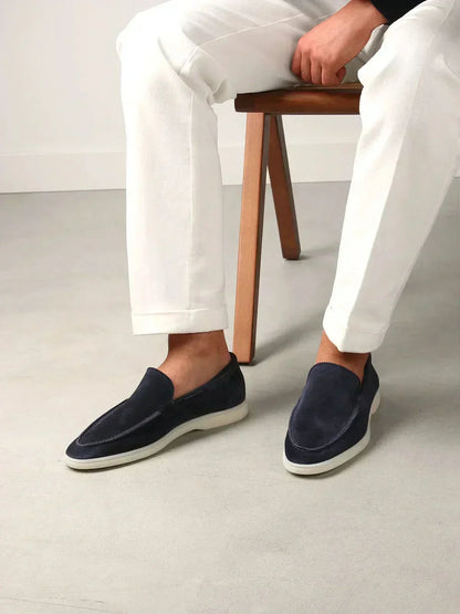Classic Suède Loafer in Dusk, premium leather footwear, product view