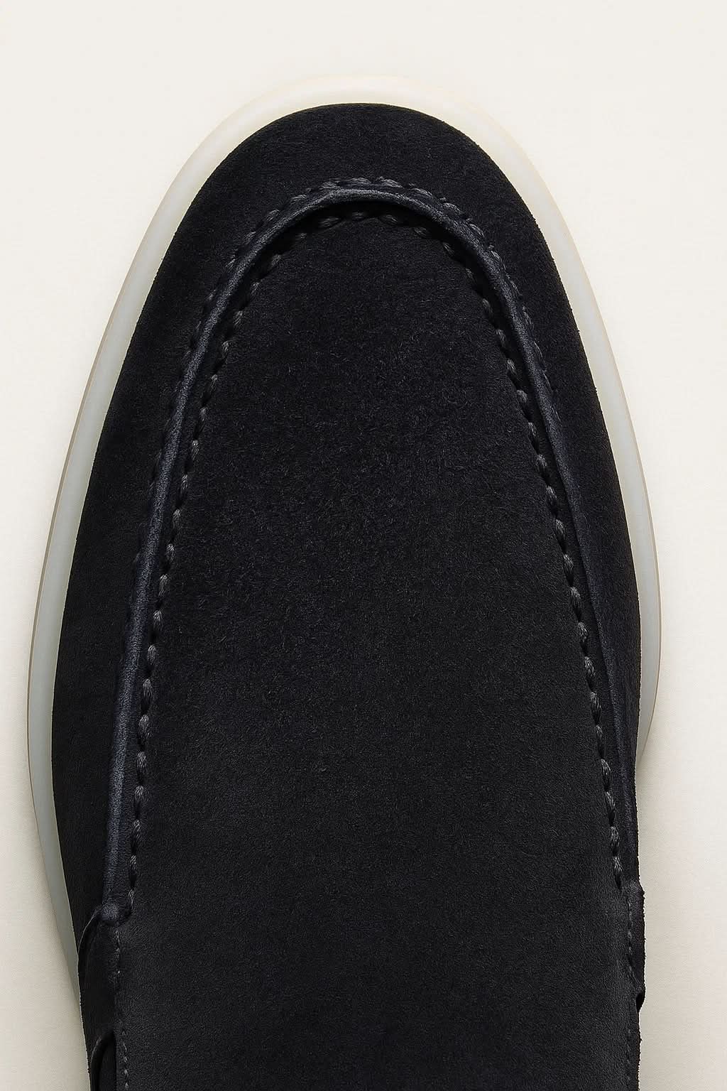 Classic Suède Loafer in Dusk, premium leather footwear, product view